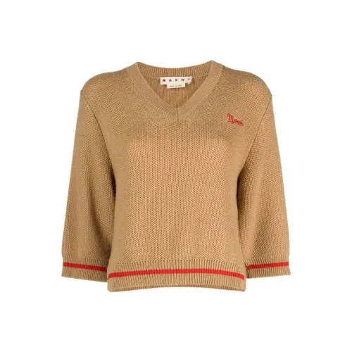 MARNI Верблюжий Женские Свитеры