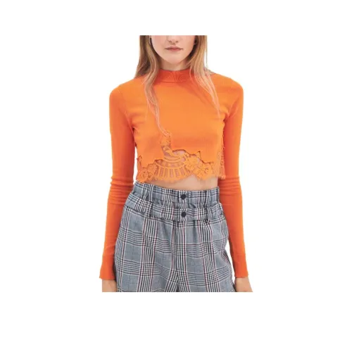 MONSE SS24 Свитер Женский Оранжевый
