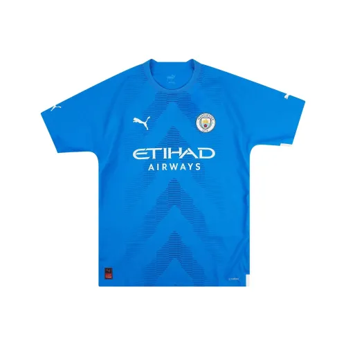 PUMA 2022 23 Manchester City Player Issue GK Футболка Футбол Джерси Унисекс Синий
