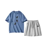 Три кошки индиго-синий + Hi кошка K светло-серый