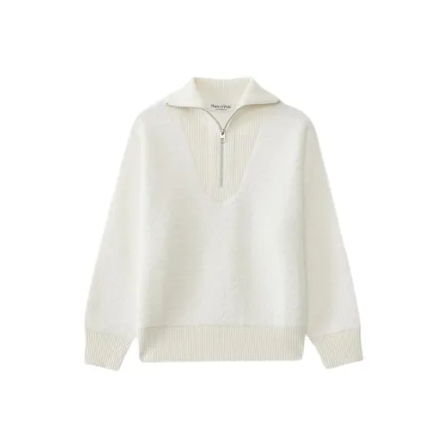 MARC OPOLO Кремово-белый 100 Женские Свитеры