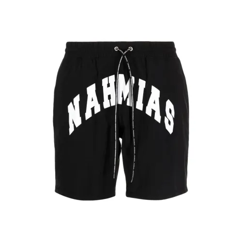 Nahmias Черные Мужские Повседневные Шорты