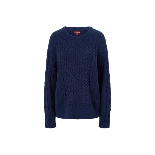 Staud Свитер Женский Морской Синий