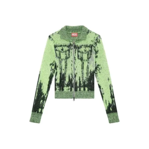 DIESEL Зеленые Женские Свитеры