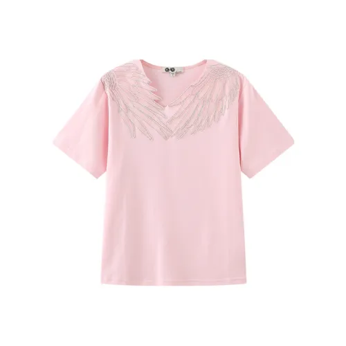 JI CHENG T-рубашка Женская Нюдово-розовая