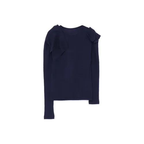 Yohji Yamamoto Фиолетовые Женские Свитера