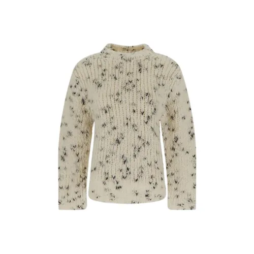 DRIES VAN NOTEN Экрю Женские Свитеры