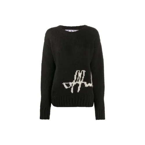 Off Белый FW20 Черный Женские Свитеры