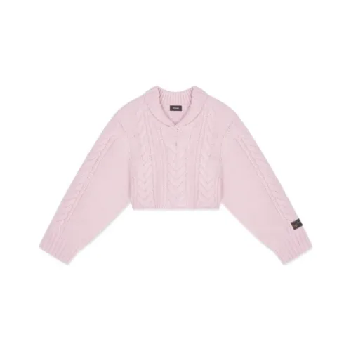 WE11DONE FW22 Свитер Женский Розовый