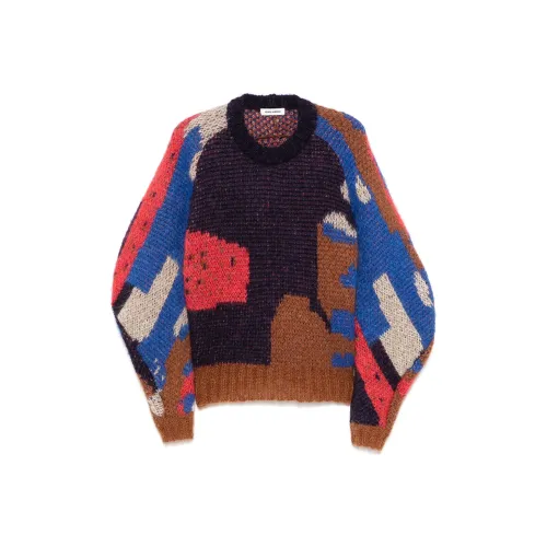 HENRIK VIBSKOV FW24 Свитер Женский Красный Синий Коричневый