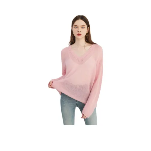 DPLAY Свитер Женский Молочно-Розовый
