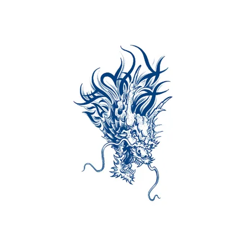 LIEJI Дракон'S Крылья Soar Травяной Tattoo Наклейка