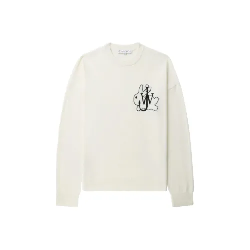 JW Anderson Экрю Женские Свитеры