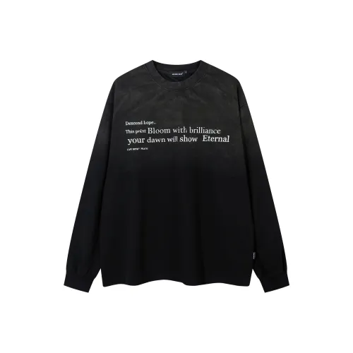 WAYHWEI Черная унисекс футболка