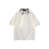 Белый и зеленый в клетку