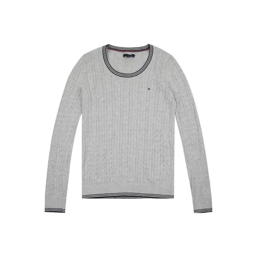 Tommy Hilfiger Светло-серые Женские Свитеры