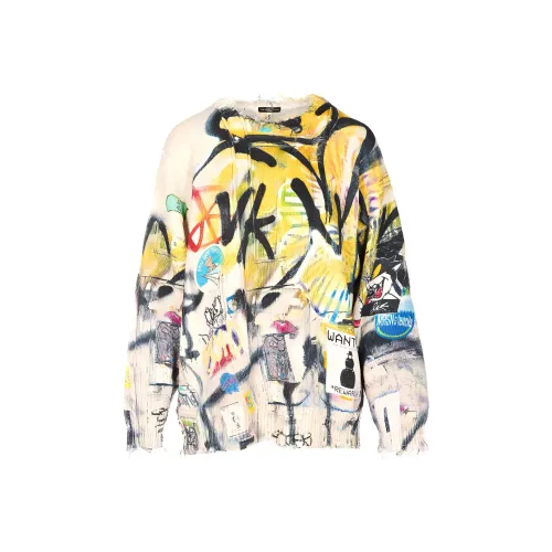 R13 FW22 Свитер Женский Многоцветный