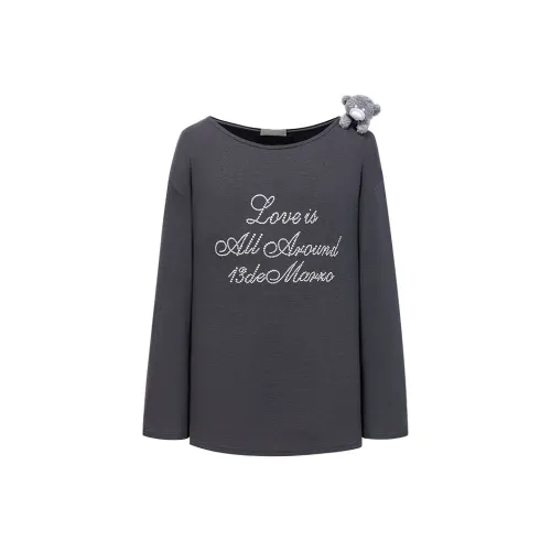 13 DEMARZO T-рубашка с рукавом-кафтан женская