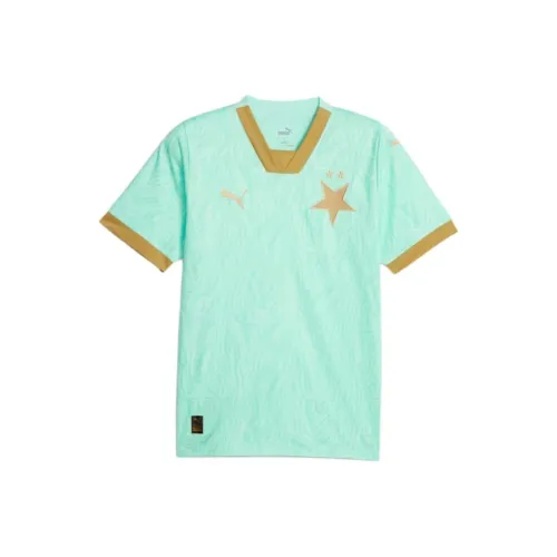 PUMA Bratislava SK Slavia Prague 23 24 Гостевой Джерси Футбол Джерси Мужской Зеленый