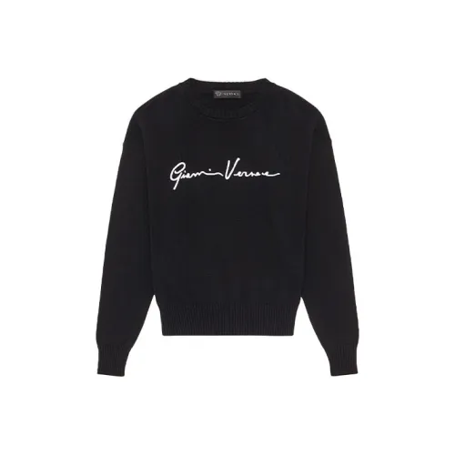 VERSACE Черные Женские Свитера