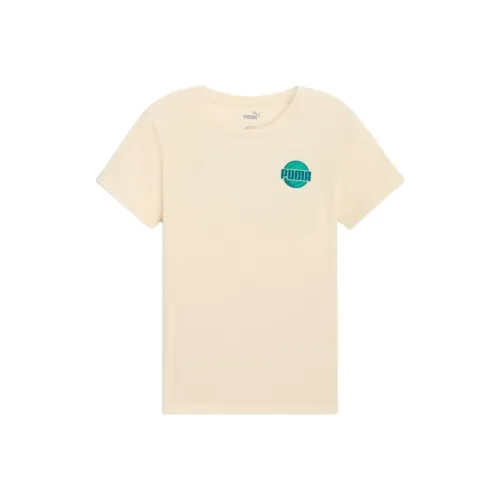 PUMA Cancha de tenis T-Shirt Женская Бежевая