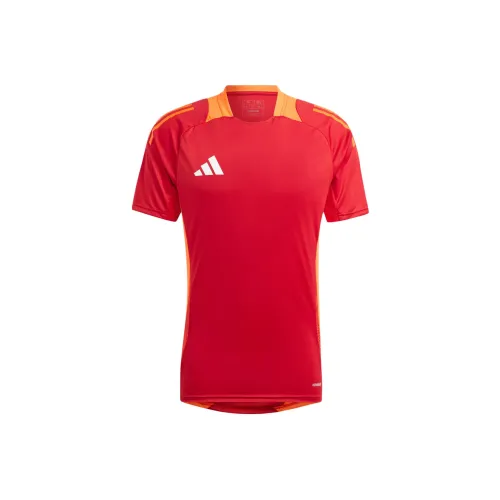 Adidas Tiro 24 Соревнование Тренировки Джерси Футбол Джерси Мужской Strength Красный
