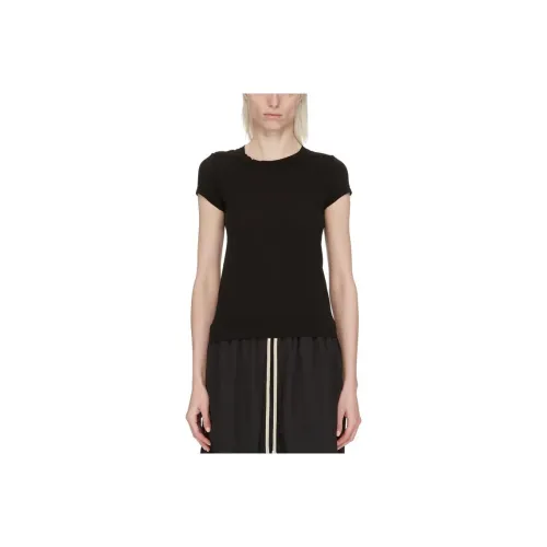 RICK OWENS Черные Женские Т-рубашки