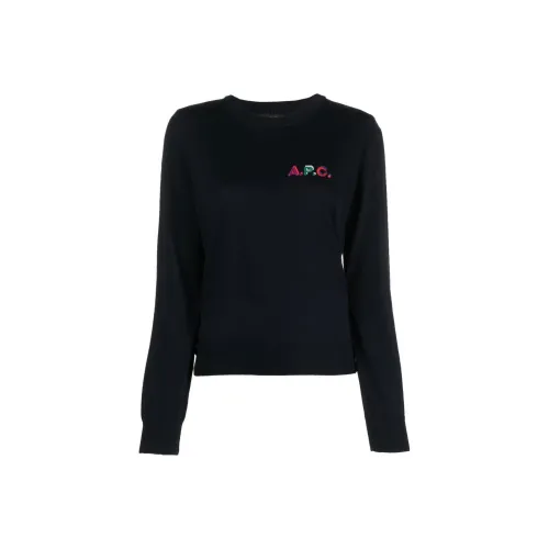 A.P.C Черные Женские Свитеры