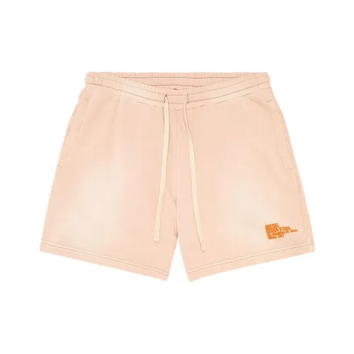DIESEL Повседневные шорты Мужские Розовые