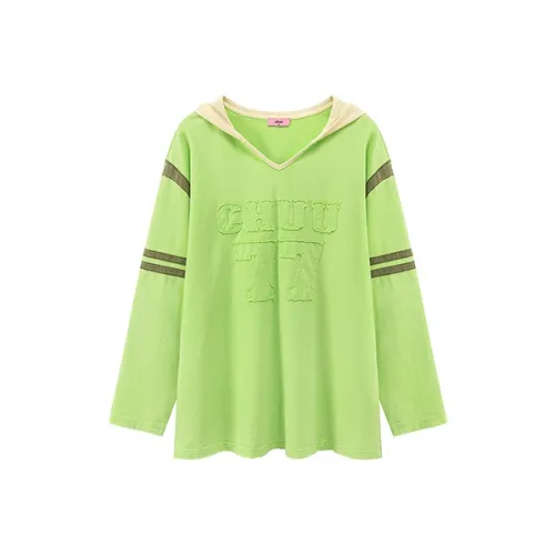 CHUU Лаймово-зеленая Женская футболка