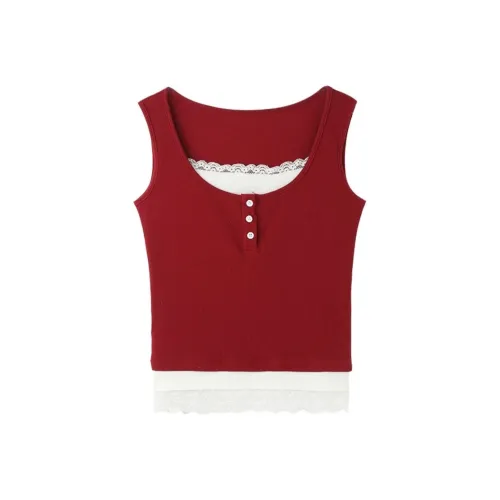 AURORA MUSE Майка Женская Красная