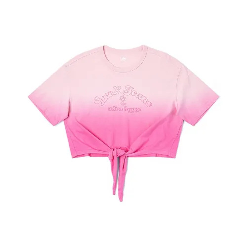 Lee Розовые Женские Футболки