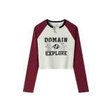 Красно-серый тон 00362 (длинный рукав)