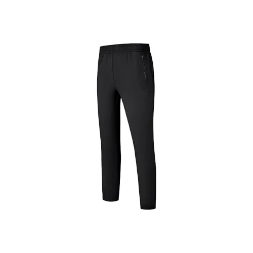 QIAODAN Outdoor Sports Series Мужские спортивные брюки черного цвета