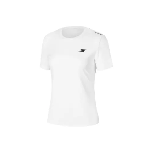 Skechers Basic Sports Series Bright White/0019 Женские T-рубашки