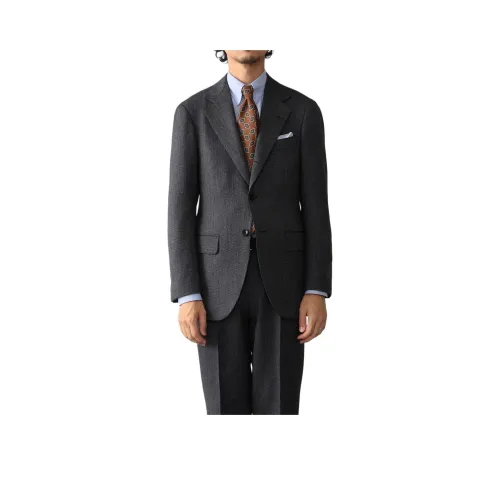 BEAMS Бизнес-костюм мужской цвет угольный