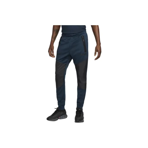 nike Sportswear Air Ma Спортивные брюки Мужской Военный стиль Arsenal Темно-синий Deep Дымчато-серый Черный