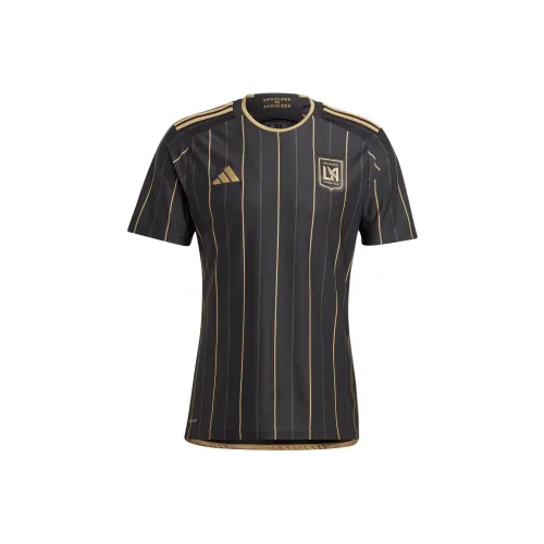 Adidas Los Angeles Football Club 24 25 Дом Джерси Футбол Джерси Фанатская версия Los Angeles Football Club Дом Мужской Черный
