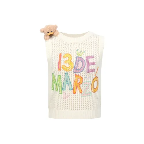 13 DEMARZO Майка Женская Белая