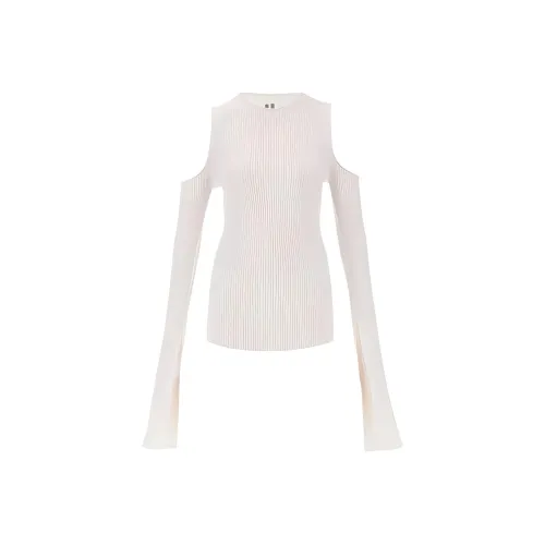 RICK OWENS Белый Женские Свитеры