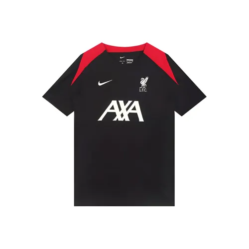 Nike SS24 Dri Fit Collection Стиль Футбол Джерси Мужской Черный