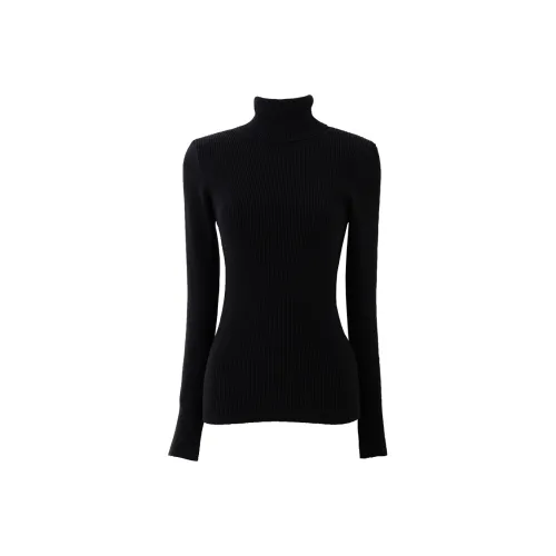 SOON FLOWER Осенний свитер женский черный