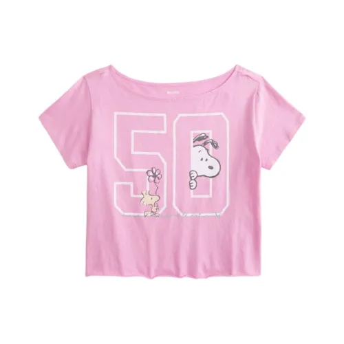 Hollister Розовые Женские Футболки