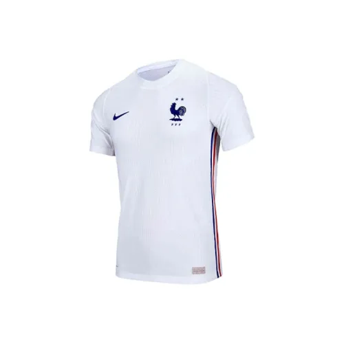 nike Футбол Джерси AU Игровая версия 20 21 Сезон UEFA Европейское Чемпионат по футболу Унисекс Белый