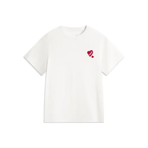 LINING Sports Life Collection T-Shirt Женская Стандартная Белая