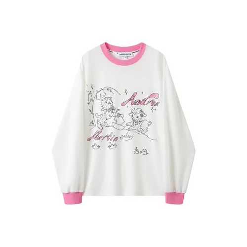 ANDREA MARTIN T-рубашка Женская Белая