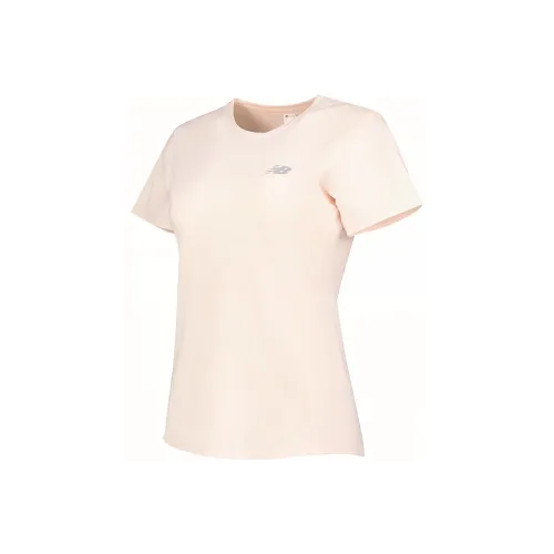 New Balance T-Shirt Женская Светло-Розовая