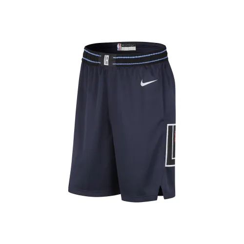 NIKE Синие Унисекс Баскетбольные Шорты