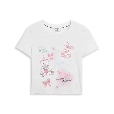 PLAY BUSH T-рубашка Женская Белая