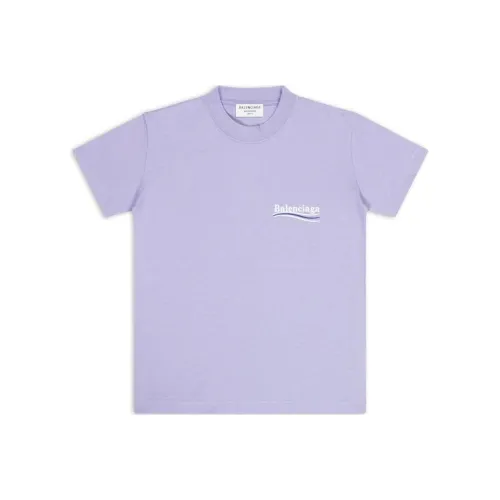 BALENCIAGA Фиолетовые Женские Т-рубашки